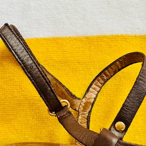 J-41 Adventure On brown leather strappy platform athletic sports sandals. EU 41. - Picture 8 of 16